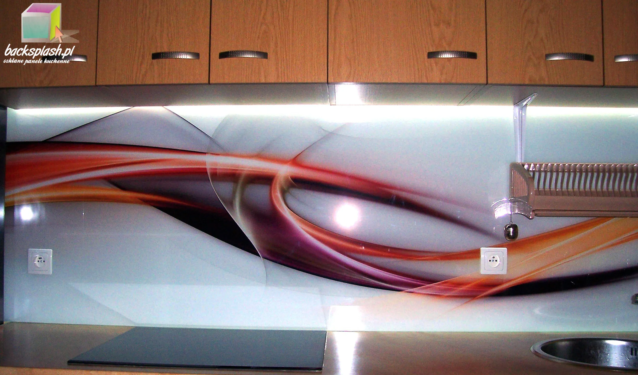 Unikalna grafika na panelu szklanym wygenerowana przy pomocy sztucznej inteligencji